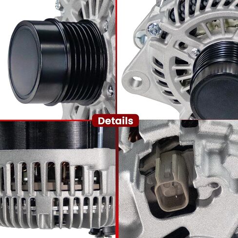 مولد تيار ثابت لـ: -Dodge Journey 2009-2017 2018 2019 2020 (Se Sxt Avp Base Crossroad Express Se Value) 2.4L L4,12V 160Amp، مولد كهربائي جديد مطور OE # 04801490AA A2TX0281 4801490AA in Saudi Arabia