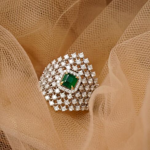 Luxurious S925 silver ring a grid design. Suitable for women's daily commuting wear, parties, Valentine's Day birthday gifts, pure silver jewelry in Saudi Arabia