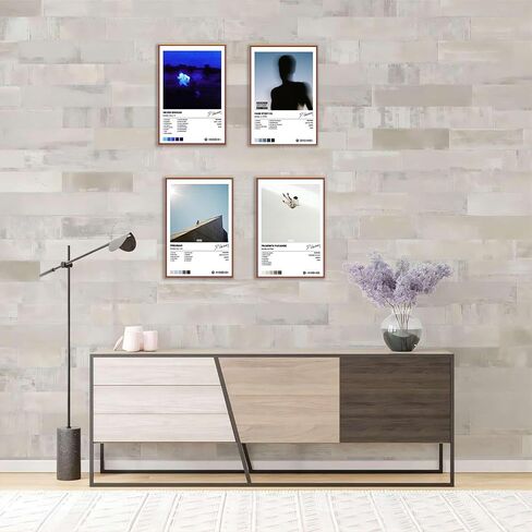 Daniel Poster Caesar Album Cover Signed Limited Edition Posters (Set of 4) Unframed 8inch X 12inch(20 X 30cm) Room Aesthetic Scannable Song Code Music Posters in Saudi Arabia