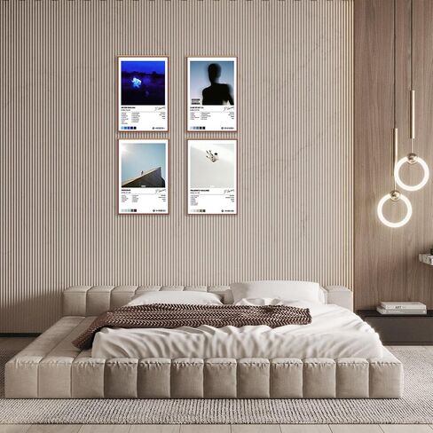 Daniel Poster Caesar Album Cover Signed Limited Edition Posters (Set of 4) Unframed 8inch X 12inch(20 X 30cm) Room Aesthetic Scannable Song Code Music Posters in Saudi Arabia