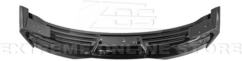 Replacement for 2015-2023 Ford Mustang S550 Models | S650 Dark Horse Style Rear Trunk Lid Wing Wickerbill Spoiler (ABS Plastic - Painted Glossy Black) in Saudi Arabia