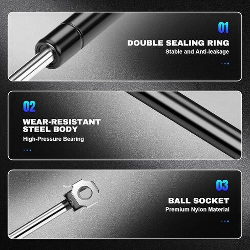 HHCSOP Rear Hatch Lift Supports Tailgate Liftgate Shock Strut Gas Spring for Chevrolet Camaro/Pontiac Firebird 1982 1983 1984 1985 1986 1987 1988 1989 1990 1991 1992, OEM# 4900 SG130001 8195287 in Kuwait