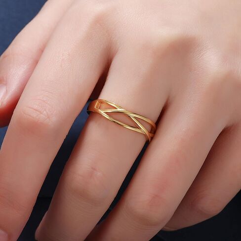 PRETOLE Sterling Silver Thumb Rings for Women S925 Silver Rings Cubic Zirconia Eternity Ring Minimalist Silver Ring Adjustable Open Ring for Women With Inspirational Card in Kuwait