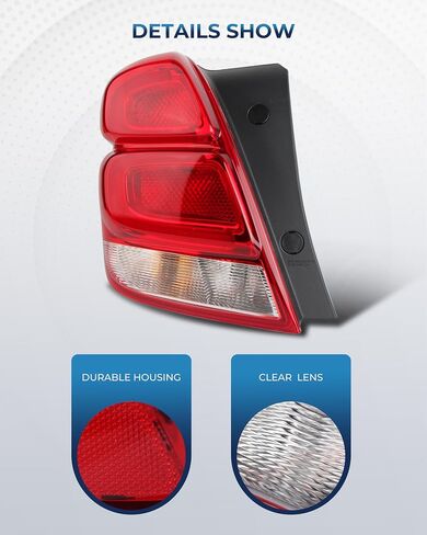 مصابيح خلفية LED متوافقة مع Chevy Trax 2017-2022 مع المصابيح وأحزمة المصابيح الخلفية على الجانب الأيمن للركاب، OEM: GM2801298 42750550 in Saudi Arabia