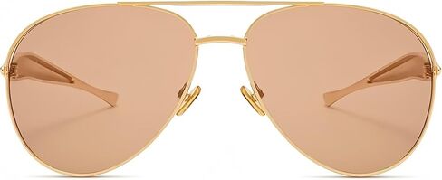 KUKASEN Trendy Retro Aviator Sunglasses for Women Men – Oversized Vintage 70s Pilot Shades, UV400 Gold Frame Glasses in Saudi Arabia