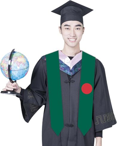 Hawaii Flag Graduation Sash/Stole/Scarf 180X13CM Double Sided for Study Aboard International Students Graduation Decoration Item Gift in Kuwait