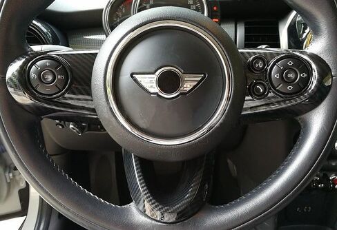 UNICUS Steering Wheel Cover Carbon Effect 1x Set Compatible with Mini Cooper F54 F55 F56 F57 F60 in Saudi Arabia