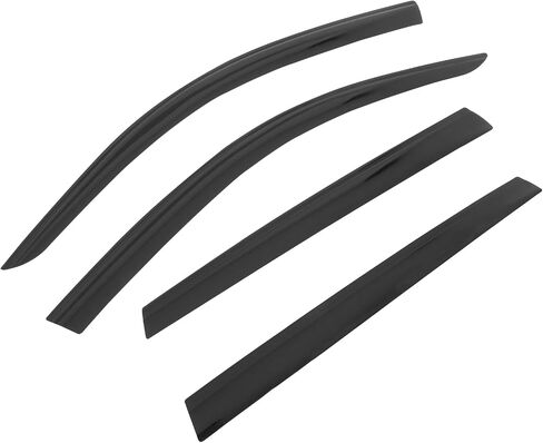 FREEMOTOR802 Low-Profile Window Deflectors Fits 2019-2025 BMW G05 X5 | Tape-on Mount Rain Guards Side Window Visors Wind Deflectors Dark Tinted Acrylic 4-Piece in Saudi Arabia