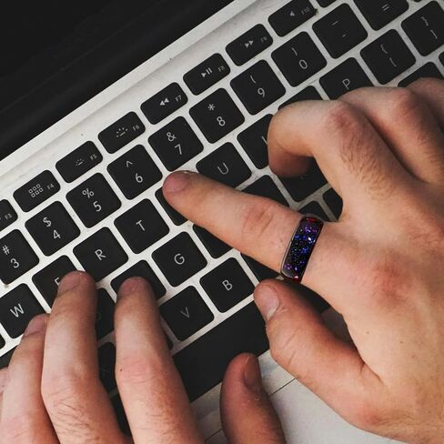 Orion Nebula Opal Galaxy Fragment Inlay RFID Smart Ring سيراميك إيبوكسي ID T5577/IC CUID(GEN2) شريحة قابلة لإعادة الكتابة 125 كيلو هرتز/13.56 ميجا هرتز، قفل التحكم في الوصول، حلقة بطاقات المفاتيح in Kuwait