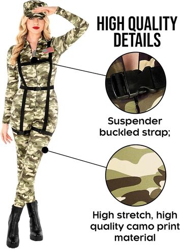 Morph Army Costume Women, Camo Womens Costume, Swat Halloween Costumes For Women, Womens Halloween Costumes in Saudi Arabia