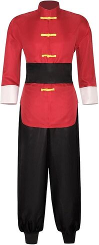 Ranma 2/1 Cosplay Costume Men Kung Fu Outfit Halloween Set Full Adult in Saudi Arabia