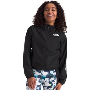 THE NORTH FACE Girls Girls' Never Stop Hooded Windwall Jacket