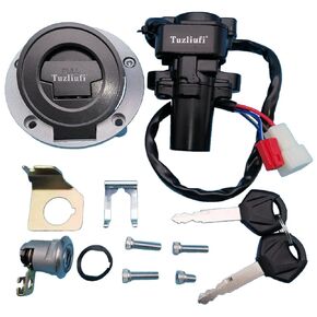 Ignition Switch Key Fuel Gas Cap Seat Lock Set for Yamaha FJR1300 2001-2005 FZ6 2004-2010 YZF R1 2004-2015 YZF600 R6 2006-2011 YZF1000 R1 2007-2011 YZF R6 2006-2015 YZF R6S 2006-2009 Z991