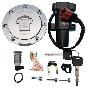 Ignition Switch Key Fuel Gas Cap Seat Lock Compatible with Honda CBR1000RR 2008 2009 2010 2011 2012 2013 2014 CBR600RR 2007-2014 Z986