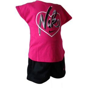 NIKE Baby Girls' Graphic T-Shirt and Shorts 2-Piece Outfit Set