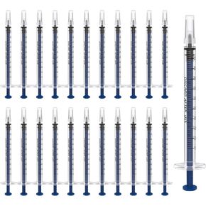 30 Pack 5ml Plastic Syringe Large Syringes Catheter Tip Sterile Individual Wrap with Tip Cap Adapter Soft Tube,Measurement for Scientific Labs,Measuring Liquids,Pet Feeding,Oil or Glue Applicator(5ml