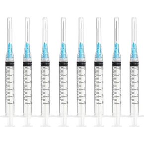 3ml Luer Lock Syringes with 23G, 1.0-inch Needle - Individually Sealed for Safe and Efficient Use (25Pack-3ml 23Ga 1inch)
