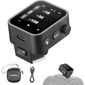 Godox X3-S TTL Wireless Flash Trigger for Sony Camera, 1/8000s HSS TTL TCM Function, Built-in Battery Touchscreen Flash Transmitter Compatible with Sony A7IV A7C A7M4 A7R A7RIII