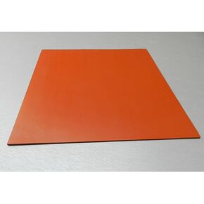 Silicon Rubber Sheet HIGH Temp Solid RED/Orange Commercial Grade 12" x 12" x1/4"by JTS