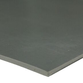 Small Parts 35-016-250-002-036 SBR (Styrene Butadiene Rubber) Sheet, 0.25" Thick, 2" Width, 36" Length, Gray