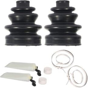 SCITOO CV Axle Boot Kit fits for 1988 1989 1990 for Honda FourTrax 300 Kubota RTV900 Kubota RTV900XT for Yamaha Big Bear 350 Pair Outer Inner