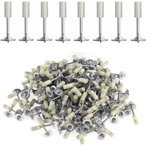 200pcs 7.3mm Nails for Concrete Nail Gun, Round Nails Wall Fastening Tool, for Ceiling Cable Ducts Fixed Slotting Device Repair Tool Home DIY Nail Gun Accessories