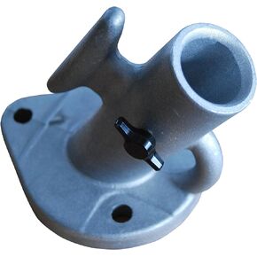 Dock Edge + Howell Mooring Whip Base with T Knob, Grey/Blue