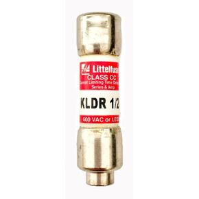 Littelfuse KLDR.500TXP Class CC Fuse, 600V, Time Delay, 0.5 Amp RoHS (Pack of 10)