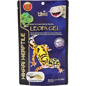 Hikari LeopaGel Food for Insect-Eating Reptiles, 2.11 oz (60g)