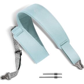 enya Magnetic Strap for Guitar, Bass, and Ukulele - Quick Release, Single-Hand Adjustable, with Leathery Texture