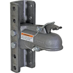 Buyers Products 0091545 2" Channel Mount Heavy Duty Cast Coupler with 5 Position Channel and Fasteners