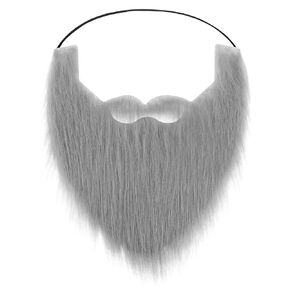 Grey Old Man Fake Mustache for Kids Material Is Safe and Comfortable Easy to Wear Fake Beard Clothing for Kids Adults and Teens Costume Beard Halloween Christmas Costume Party Cosplay