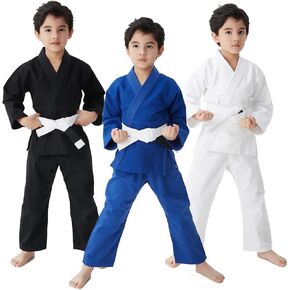Kids Brazilian Jiu Jitsu Gi Youth IBJJF Children’s BJJ Uniform Durable Pant & Jacket Belt Not Included