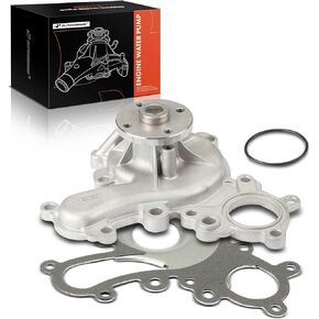 A-Premium Engine Water Pump W/Gasket & O-Ring [DOHC, 8Cyl 5.7L] Compatible with Lexus LX570 & Toyota Land Cruiser 2008-2011 2013-2015, Sequoia 2008-2015, Tundra 2007-2015, Replace for# 1610009490