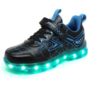 Kids Light Up Shoes for Boys Girls Toddler Sneakers USB Rechargeable Best Gift for Birthday Halloween Christmas