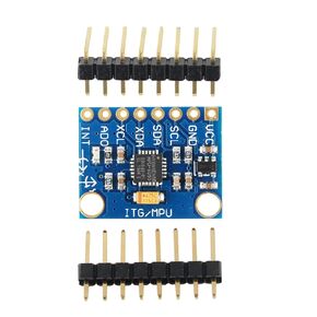 5pcs GY-521 MPU-6050 MPU6050 Acceleration Sensor 6dof Three-Axis Accelerometer Gyro Sensor IMU + 1pc 40Pin Male Header + 1pc 40Pin Male to Female Dupont Cable for Arduino RC Quadcopter Drone