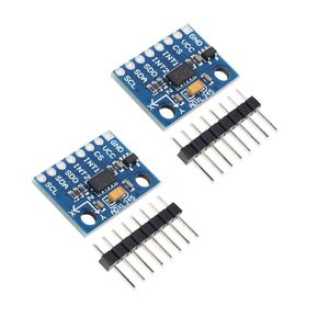 2Pcs GY-291 ADXL345 3-Axis Digital Acceleration of Gravity Tilt Inclination Module IIC/SPI Transmission