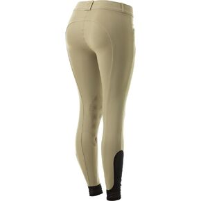 Equinavia Astrid Womens Silicone Knee Patch Breeches | Mid Rise Riding Pants with Phone Pockets