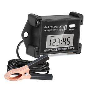 Linkstyle Digital Tachometer, Small Engines Tachometer Tach Gauge, Small Engine Hour Meter for 2 Stroke & 4 Stroke RV ATV Bike Motorcycle Boat