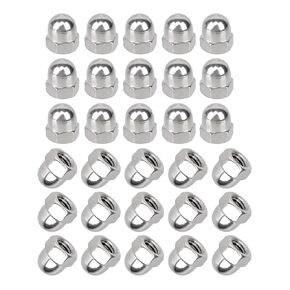M5 Acorn Cap Nuts, 5mm Thread Dome Head Nuts, 304 Stainless Steel Hex Nuts, 90Pcs