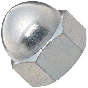 Small Parts 18-8 Stainless Steel Acorn Nut, Right Hand Threads, Meets DIN 1587, M10-1.5 Threads (Pack of 10)