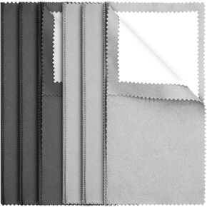 6Pcs Silver Polishing Cloth, Jewelry Cleaning Polishing Cloths Silver Jewelry Cleaner Cloth Double-Sided Silver Polishing Cloth for Sterling Silver Gold Jewelry, Silver Cleaning Cloth Keeps Shining