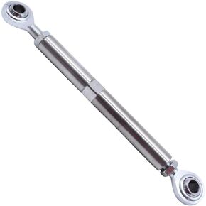 1 1/2" Adjustable Tensioning Rod Silver colour Heim Joint Alternator Bracket Fits for SBC BBC 350 454 302 engine