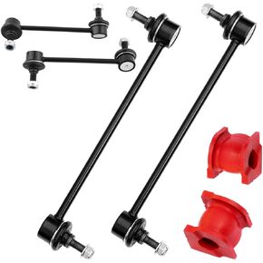 6PC Front and Rear Sway Bar Links + Front Bushings FITS 2009-2015 Honda Pilot 2007-2013 Acura MDX 2010-2013 ZDX