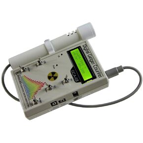GCA-03W Geiger Counter Nuclear Radiation Detection Monitor with Digital Meter and External Wand Probe - NRC Certification Ready- 0.001 mR/hr Resolution - 350 mR/hr Range