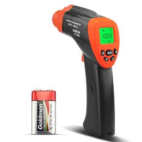 AIOMEST AI-980G 16:1 Infrared Thermometer, -58°F to 1292°F (-50℃ ~ 700℃) Handheld Laser Temperature Gun Measures High Temp Non-Contact for Cooking, HVAC