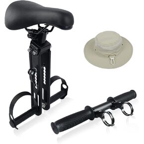 Child Bike Seat, Front Mounted Kids Bike Seat, Detachable Child Bicycle Seat, Children Bike Seat for Children 2~5 Years, Compatible with Most Mountain Bikes