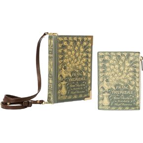 Pride and Prejudice Small Green Handbag and Coin Purse Bundle