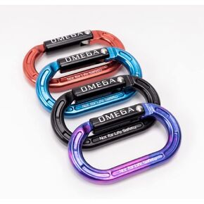 Omega Pacific Micro Raider Aluminum Keylock Straightgate Multi-Pak (4) - Our Top Carabiner has Been Scaled Down to Create The Ultimate Accessory Connector