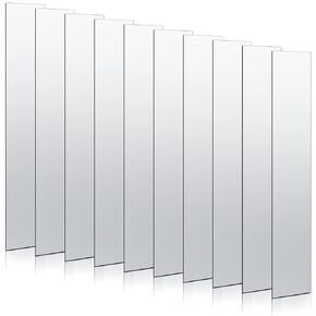 10 Pcs Pure Zinc Anode Sheet (99.995% Pure) for Zinc Plating and Zinc Electroplating, Zinc Electrode Strip 0.04' 'x 1'' x 6'' / 1mm x 25mm x 150mm